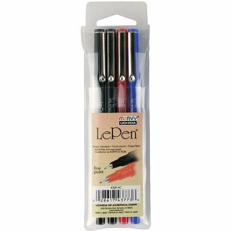 UCHIDA BASIC -LE PEN 4 PIECE SET 4300-4C